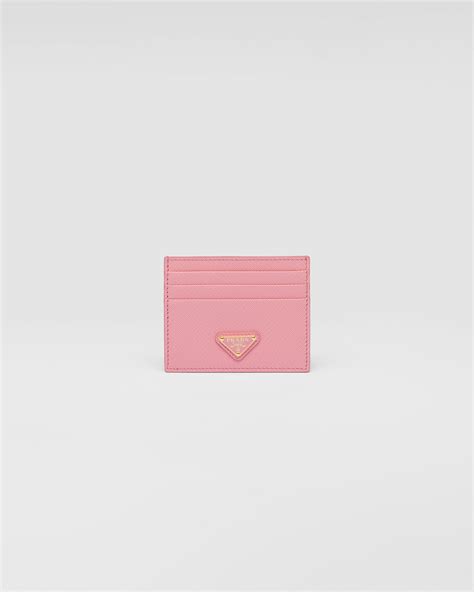 prada card holder pink|prada document holder wallet.